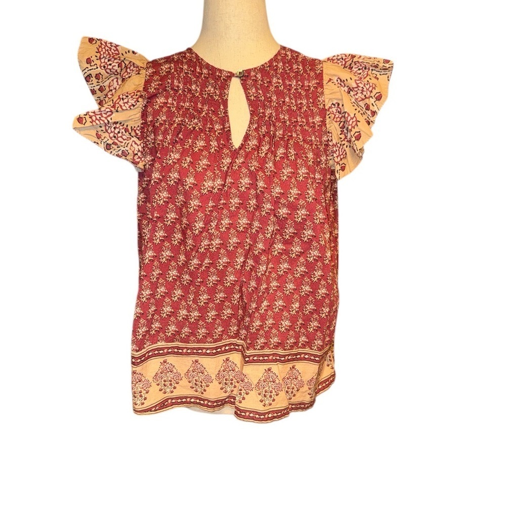 Sea New York Red Boho Top